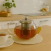 Szklany dzbanek, zaparzacz do herbaty - 850 ml