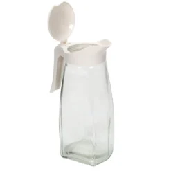 Szklany dzbanek z pokrywką, 1,5 l