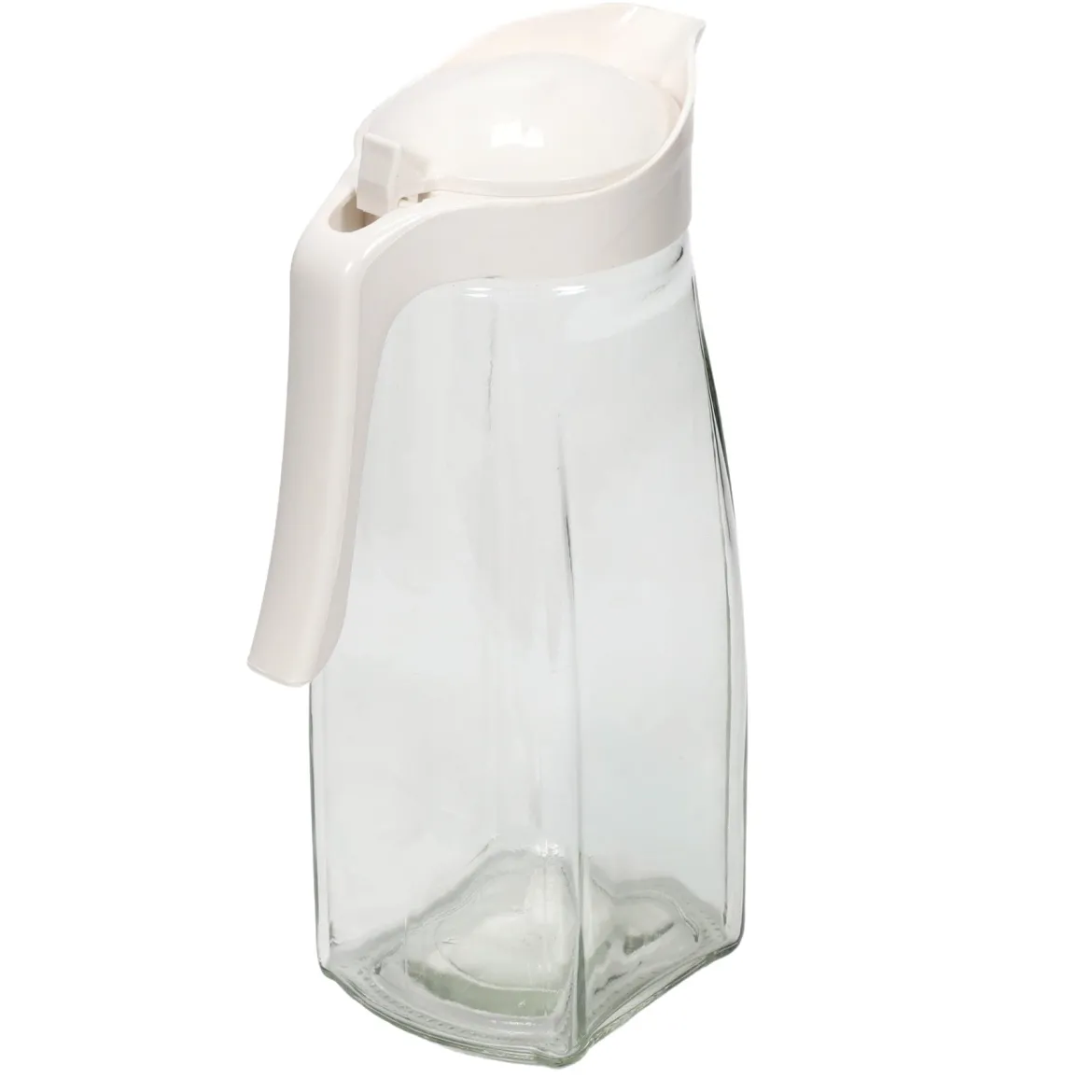 Szklany dzbanek z pokrywką, 1,5 l