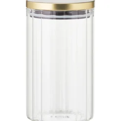 Szklany słoik ze złotą pokrywką, 1000 ml