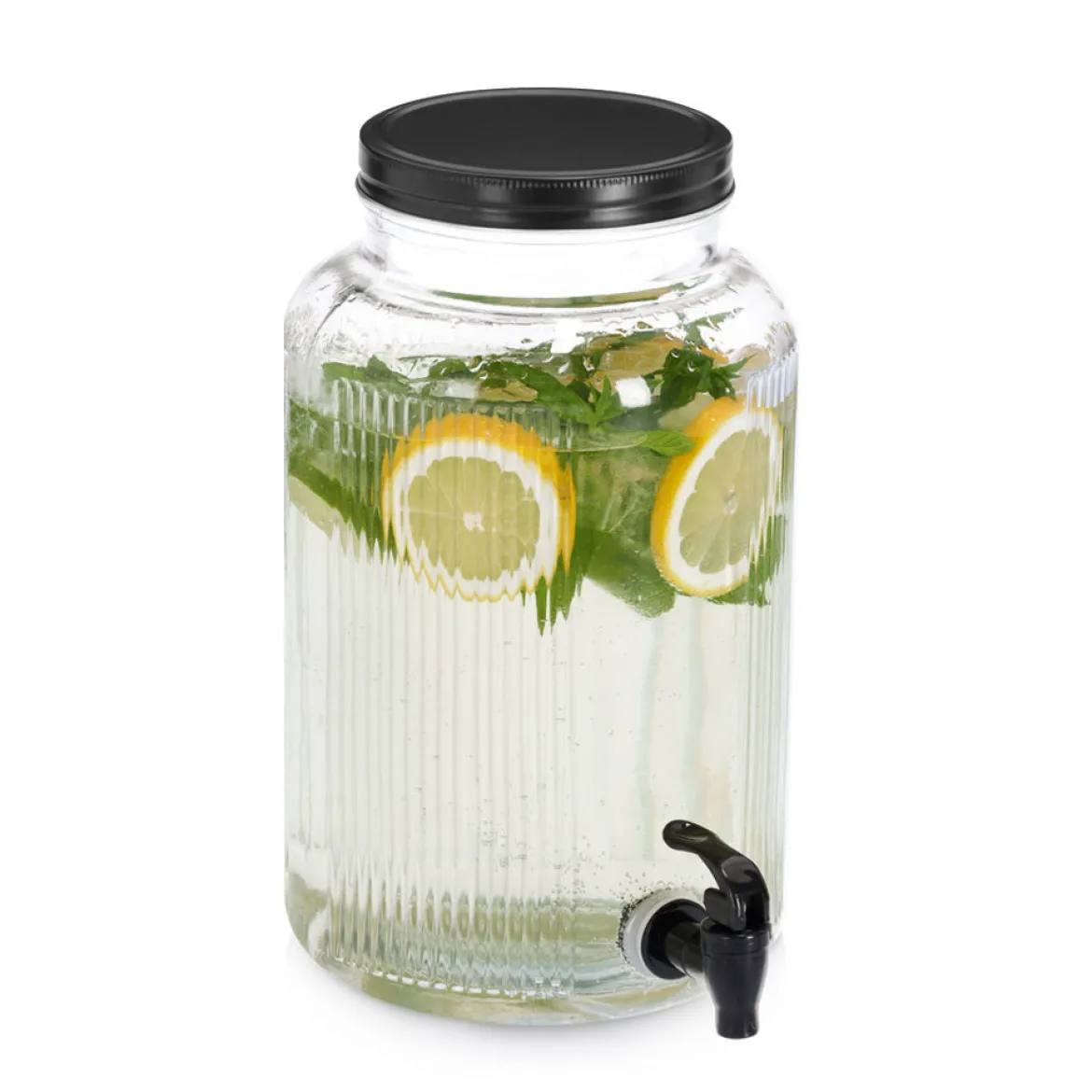 Szklany słoik z kranikiem KITCHEN ESSENTIALS, 3900 ml