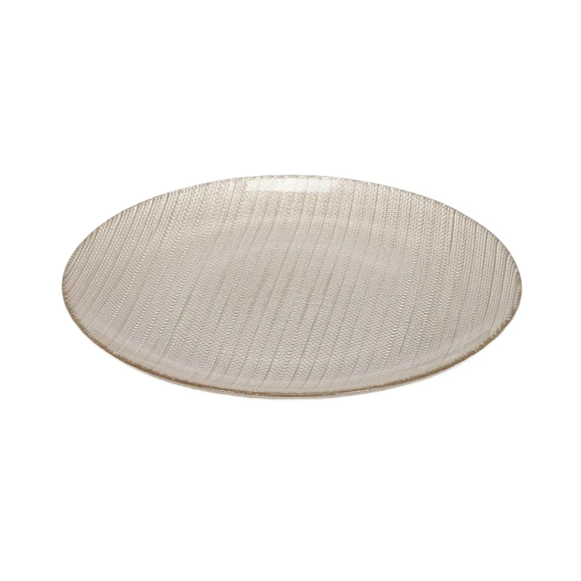 Szklany talerz deserowy KARNEOL, 21 cm