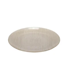 Szklany talerz płaski KARNEOL, Ø 28 cm
