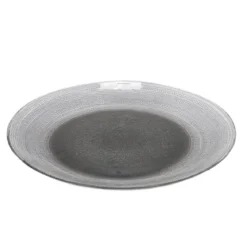 Szklany talerz płaski LAKRIS, Ø 28 cm
