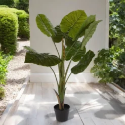 Sztuczna roślina doniczkowa ALOCASIA WENTII, wysoka, 110 cm