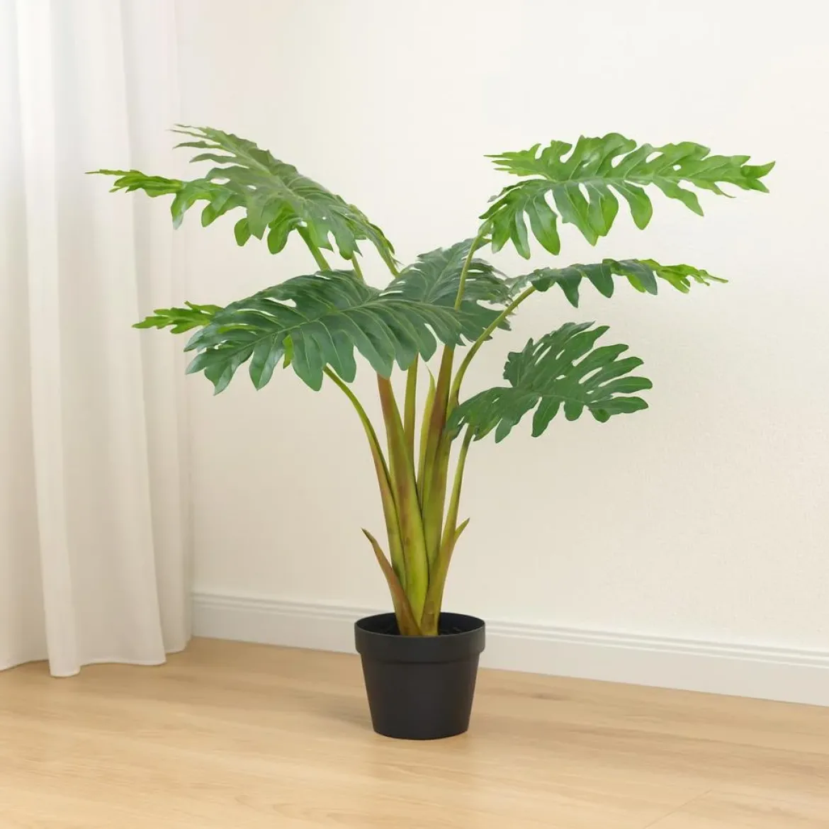 Sztuczna roślina, filodendron podwójnie pierzasty, 110 cm