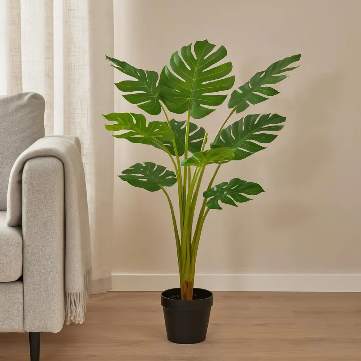 Sztuczna roślina, monstera, 110 cm