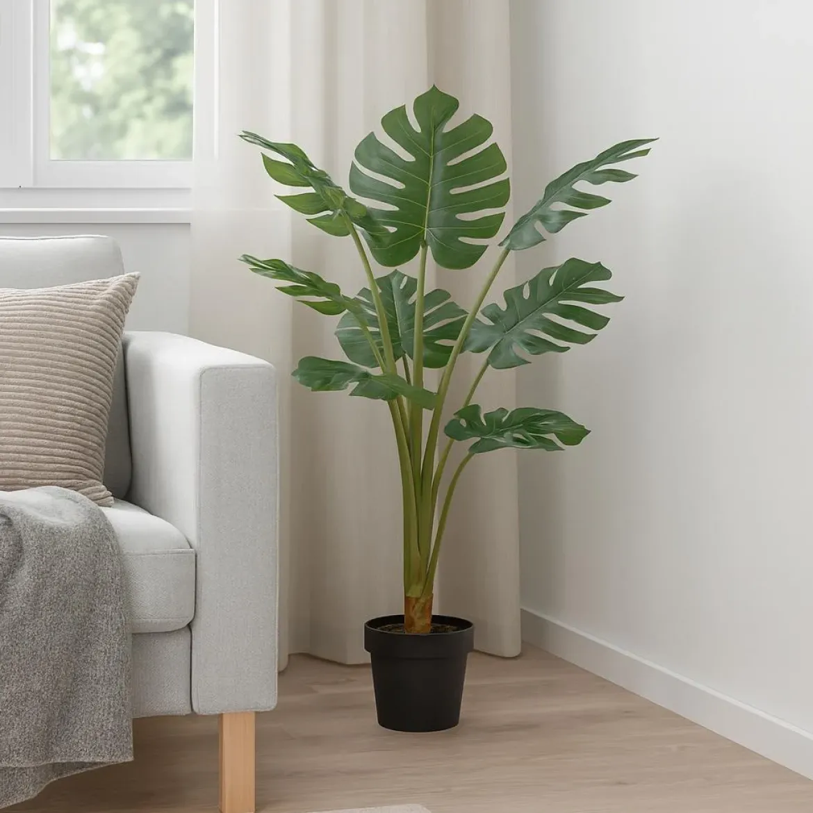 Sztuczna roślina, monstera, 110 cm