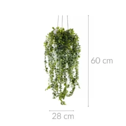 Sztuczna roślina wisząca SENECIO, 60 cm