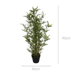 Sztuczne drzewko bambusowe w doniczce, 90 cm