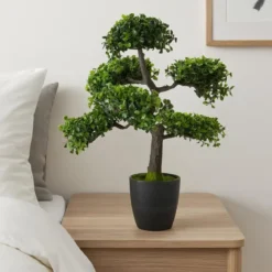 Sztuczne drzewko Bonsai w doniczce, 32 x 32 x 50 cm