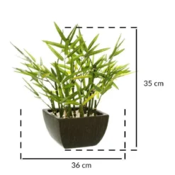 Sztuczne kwiaty - bambus w doniczce, wys. 35 cm