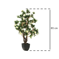 Sztuczne kwiaty na balkon, azalia, 81 cm