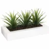 Sztuczne kwiaty w doniczce, aloes
