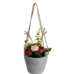 Sztuczne kwiaty w doniczce ROSES, 18 cm