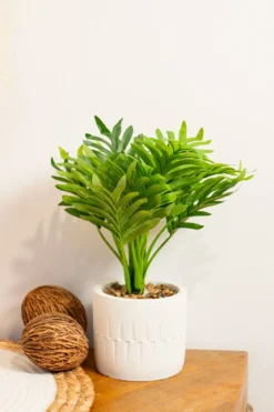 Sztuczny kwiat w donicy - palma ETNIK, 29 cm