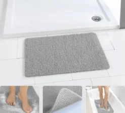Szybkoschnąca mata wellness pod prysznic, 40 x 60 cm