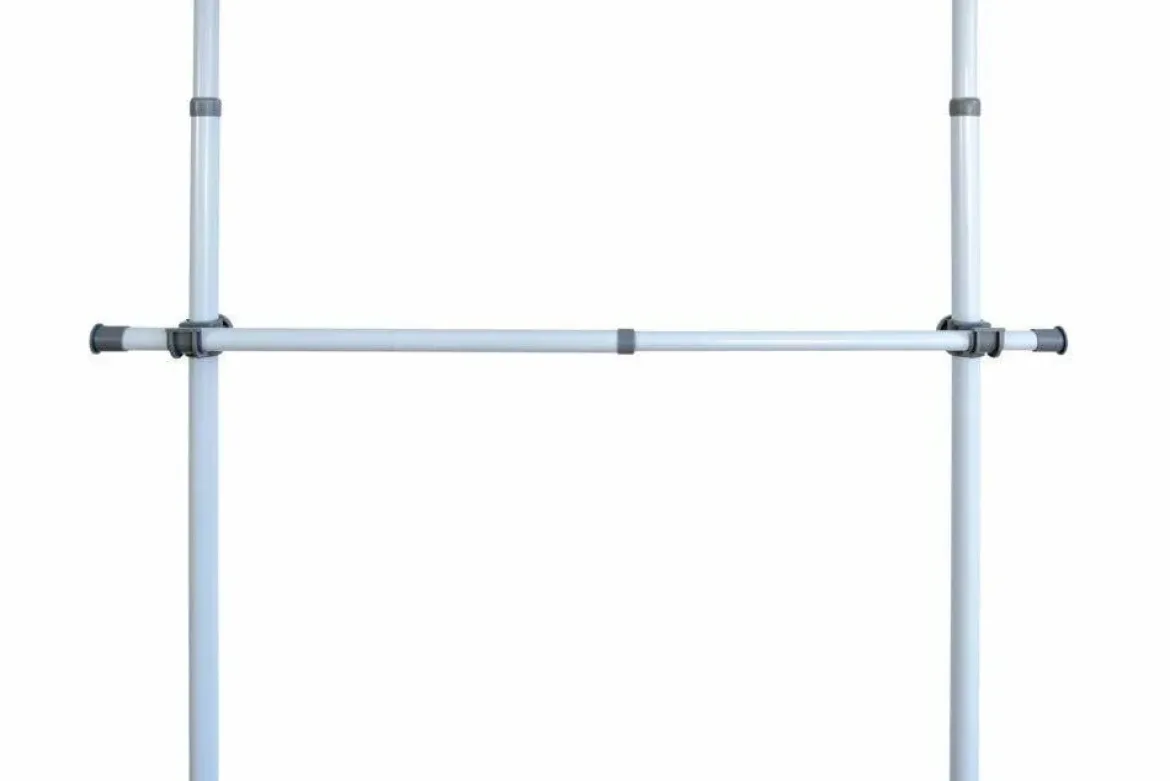 Szyna do garderoby, drążek do ubrań HERKULES 2 sztuki, 75-120cm, WENKO