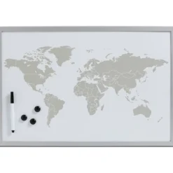 Tablica magnetyczna World + 3 magnesy, 60x40 cm, ZELLER