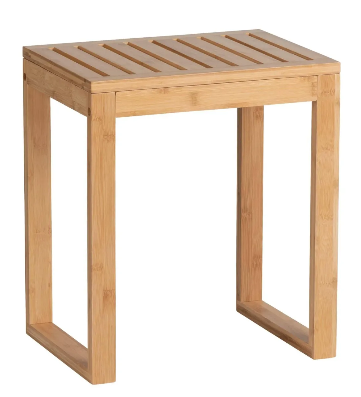 Taboret łazienkowy BAMBUSA, bambusowy, WENKO