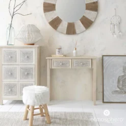 Taboret do siedzenia z obiciem a la futro