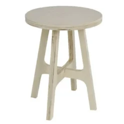 Taboret drewniany Simplicity, Ø 38 cm