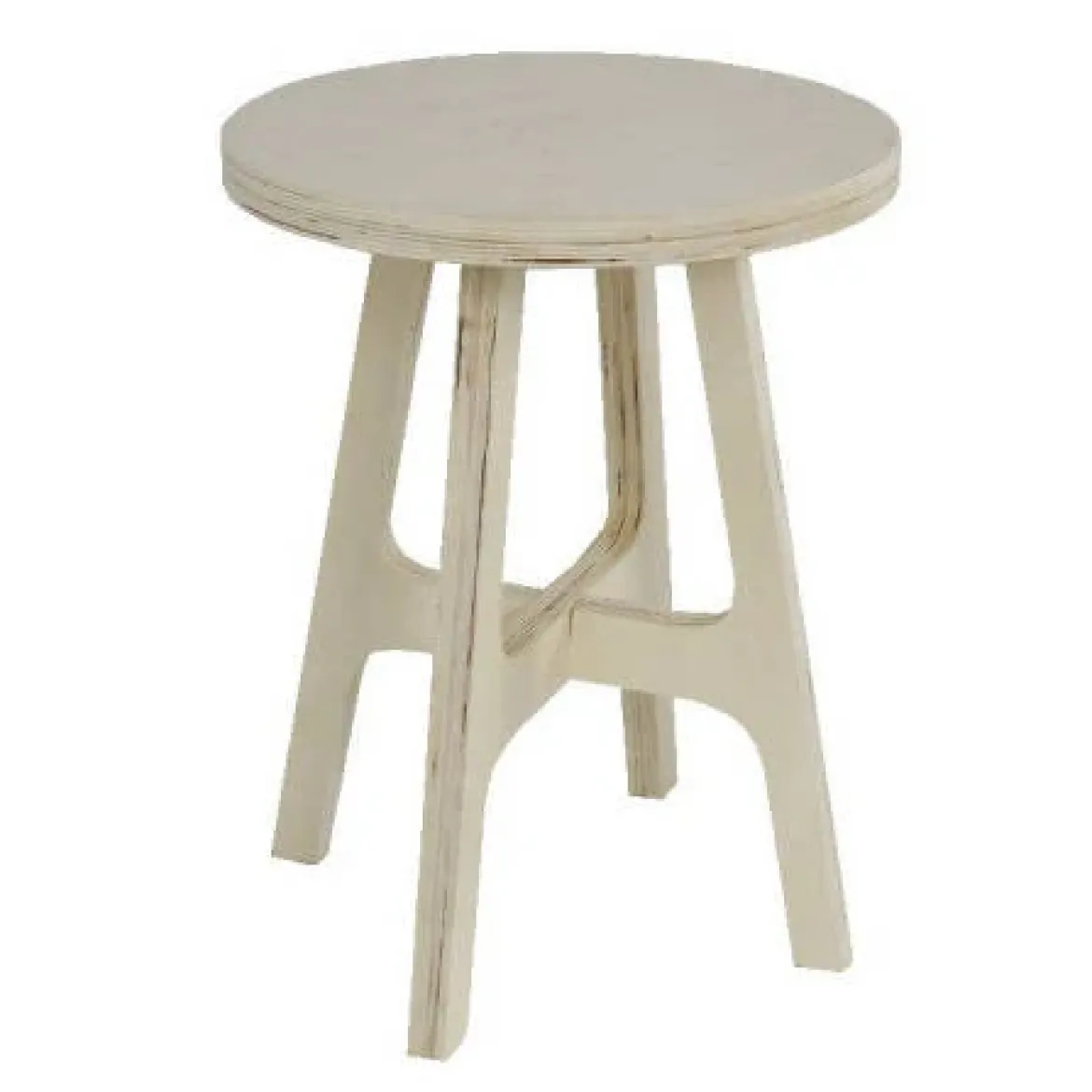 Taboret drewniany Simplicity, Ø 38 cm