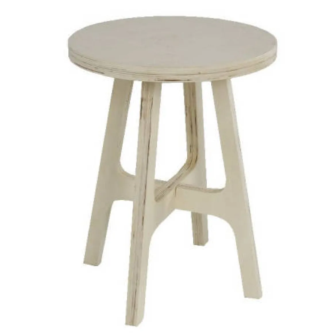 Taboret drewniany Simplicity, Ø 38 cm