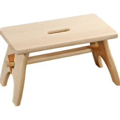 Taboret drewniany, 42 x 22 x 20,5 cm, Kesper