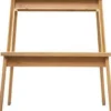 Taboret, stołek 2-stopniowy, bambusowy, pomocnik, drabinka