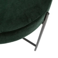 Taboret welurowy ARTY, Ø 47 cm