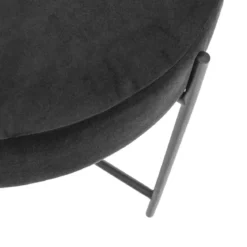Taboret welurowy ARTY, Ø 47 cm