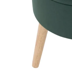 Taboret welurowy ze schowkiem TESS