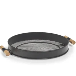 Taca metalowa z uchwytami, struktura siatki, Ø 48 cm, ZELLER