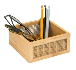 Taca na kosmetki ALLEGRE BAMBOO, 15 x 7 x 15 cm, WENKO
