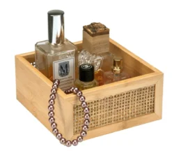Taca na kosmetki ALLEGRE BAMBOO, 15 x 7 x 15 cm, WENKO