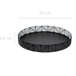 Taca ozdobna w stylu boho, Ø 30 cm