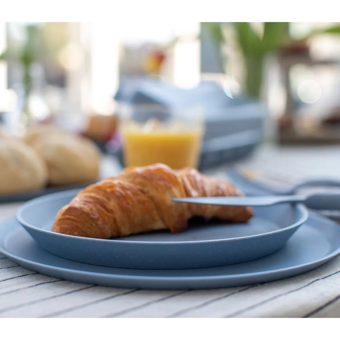 Talerze obiadowe CONNECT, Ø 25 cm, 4 sztuki, KOZIOL