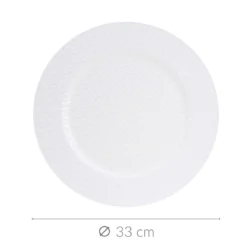 Talerz świąteczny z plecionką, Ø 33 cm