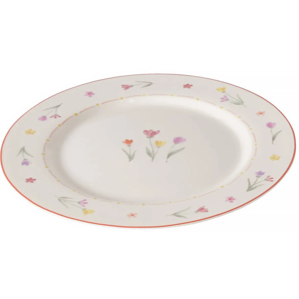 Talerz w kwiaty obiadowy BLÜMI, Ø 27 cm
