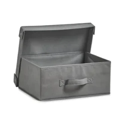 Tekstylny organizer do szafy z przykrywką, 33 x 28 x 15 cm
