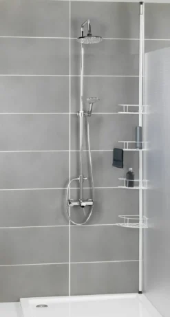 Teleskopowa półka pod prysznic DOLCEDO, 4 poziomy, WENKO