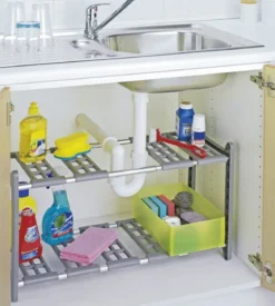 Teleskopowa szafka FLEXI pod zlew kuchenny, WENKO