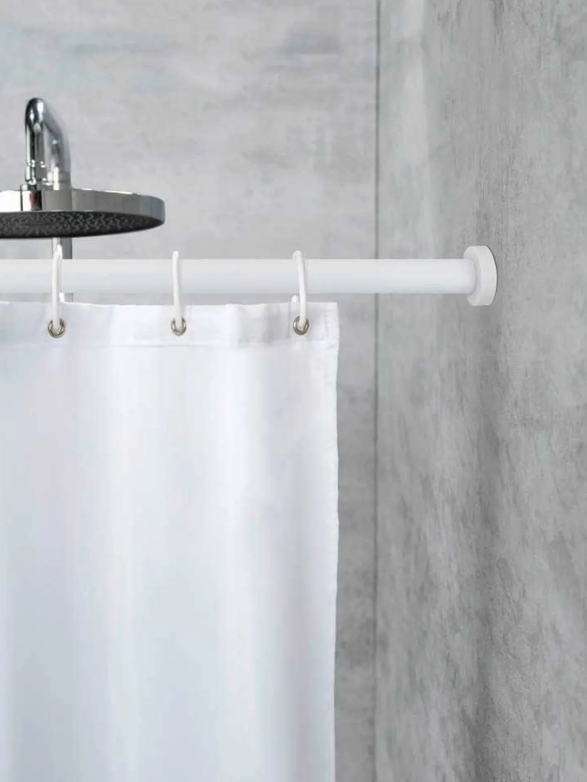 Teleskopowy drążek prysznicowy LUZ, Ø 2,8 cm, 70-115 cm, WENKO