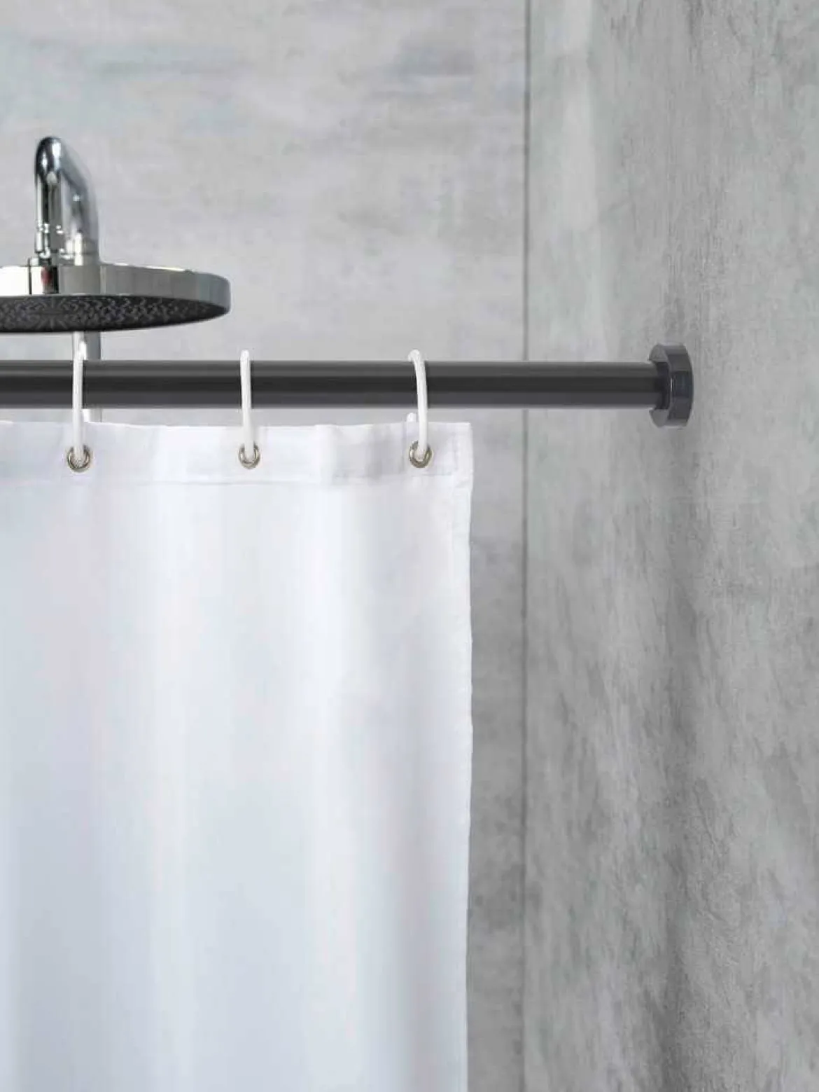 Teleskopowy drążek prysznicowy LUZ, Ø 2,8 cm, 70-115 cm, WENKO