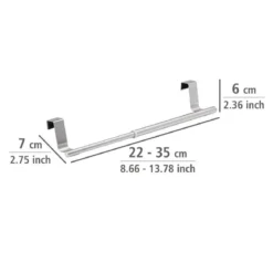 Teleskopowy wieszak na szafkę - kuchenny, łazienkowy, 22-35 cm, WENKO