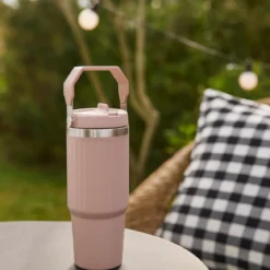Termos stalowy z uchwytem VARMÖ, 900 ml
