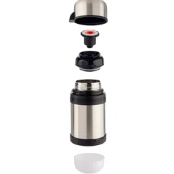 Termos ze stali nierdzewnej, 800 ml, elastyczny uchwyt