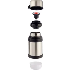 Termos ze stali nierdzewnej, 800 ml, elastyczny uchwyt