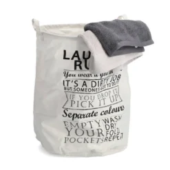 Torba na pranie - pojemny kosz Laundry Rules, 38x48 cm, 54 l,ZELLER